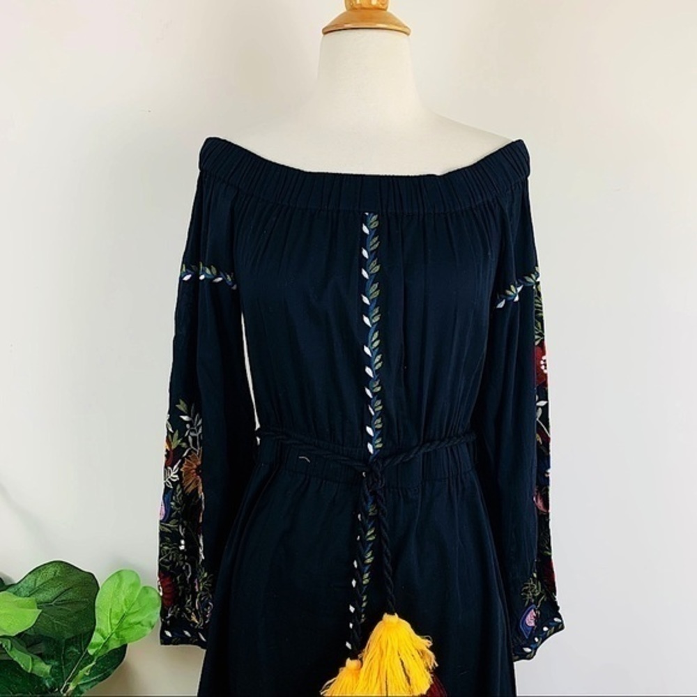 💋Rare Anthropologie Misa embroidery maxi dress size XS - Picture 5 of 12